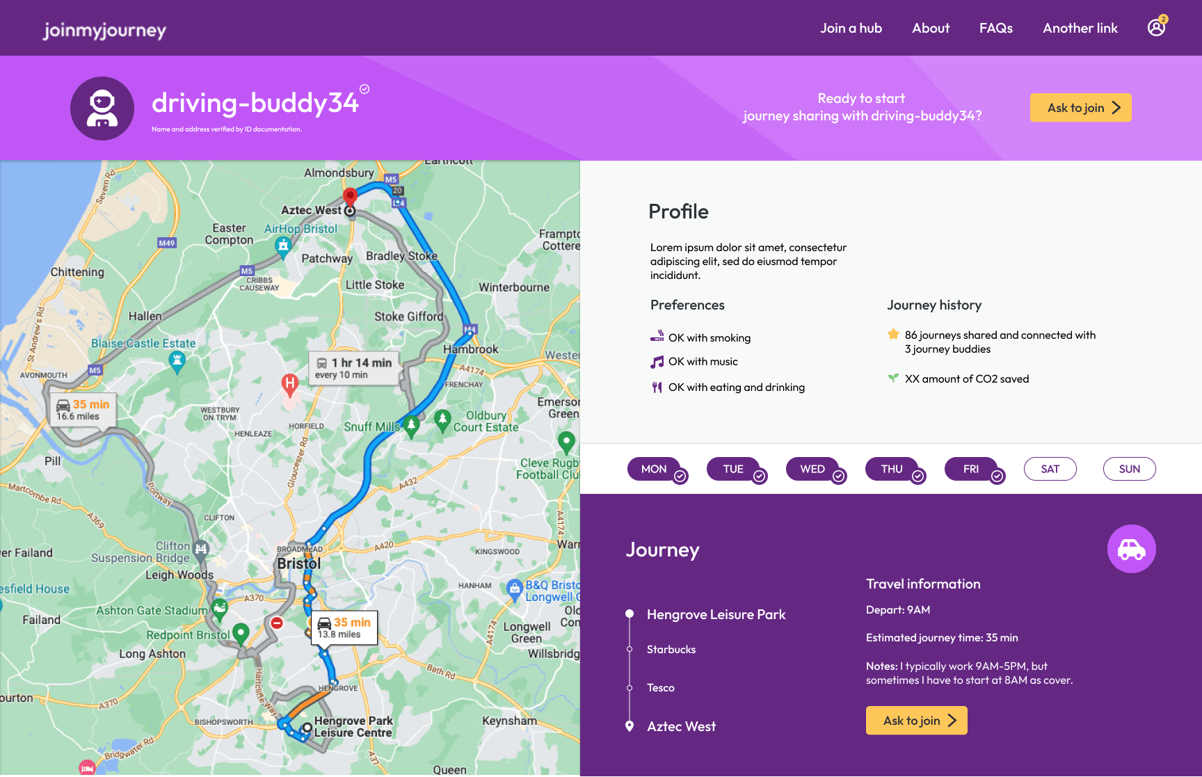 Join My Journey Desktop View